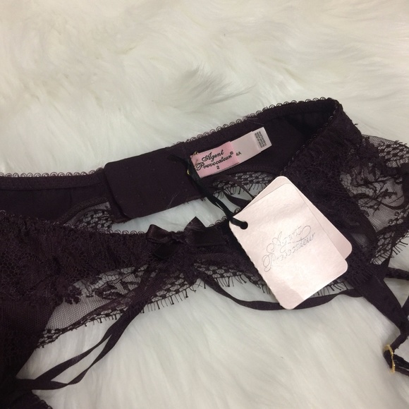 NWT Agent Provocateur Tanya Purple Suspender - Picture 4 of 4
